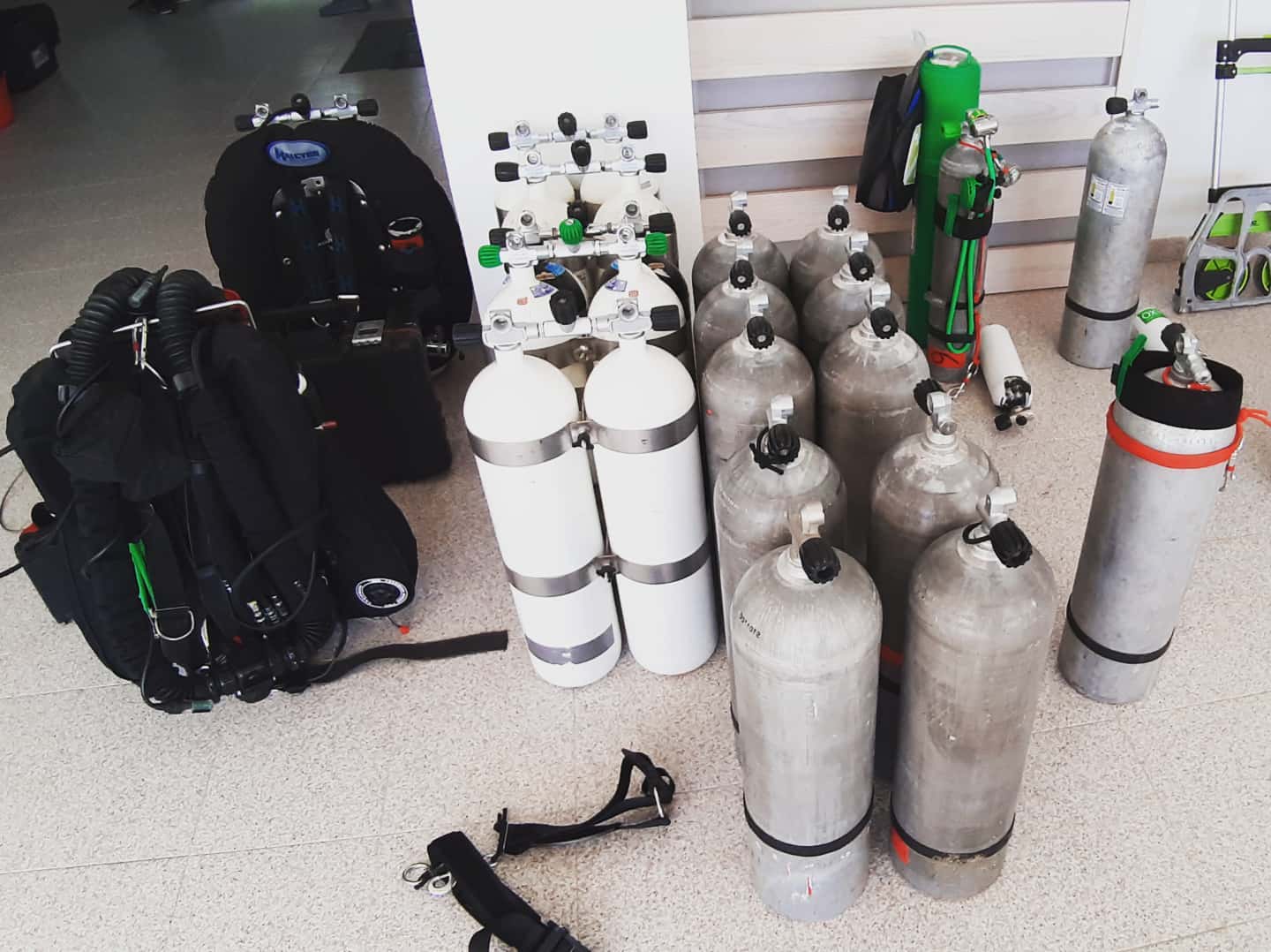 Pile of tech kit